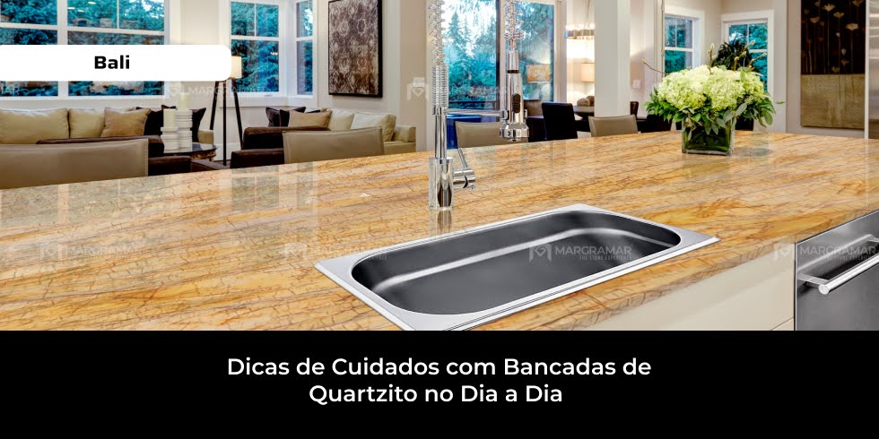 Dicas de Cuidados com Bancadas de Quartzito no Dia a Dia