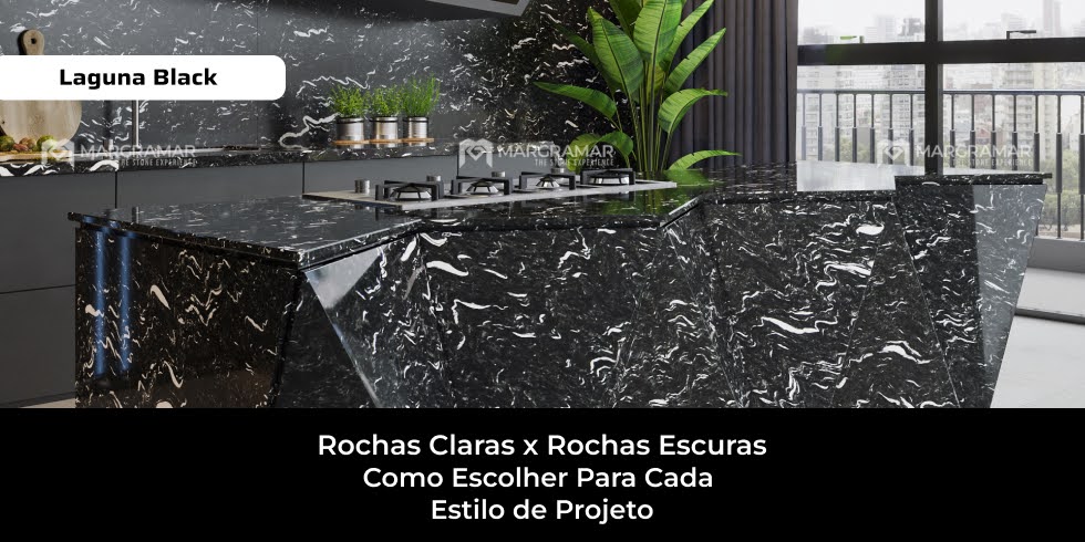 Rochas Claras x Escuras: Como Escolher Para Cada Estilo de Projeto